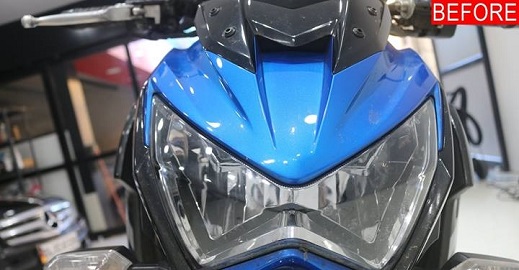 Body Glass coatings for bikes before