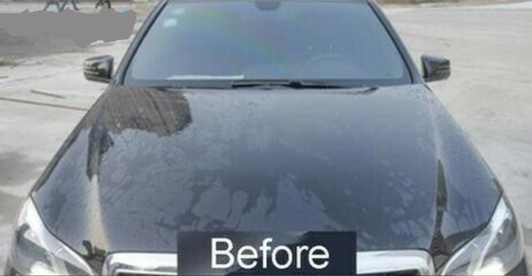 Body glass coating before